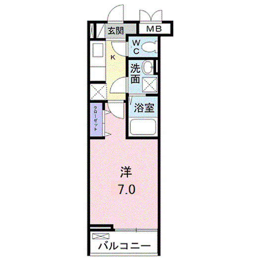 フルリールの間取り