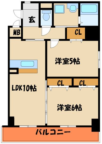 グレイスヒルズ大久保の間取り