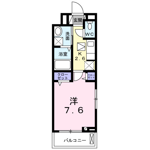 シャルモン深野　Ｗｅｓｔの間取り