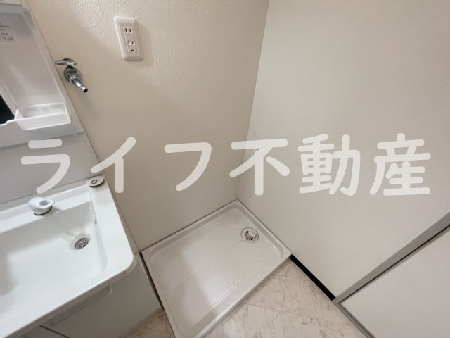 ハイムカランツの洗面所|明るい洗面所です
