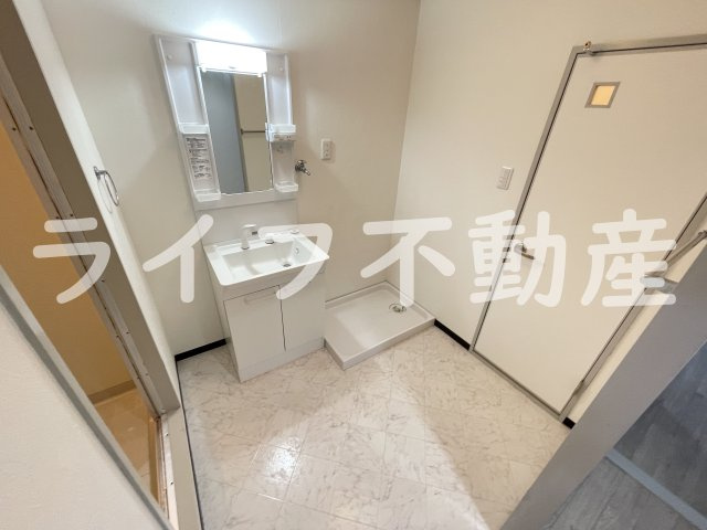 ハイムカランツの洗面所|広い洗面スペース