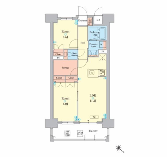 RJRプレシア高砂　高宮小学校区の間取り|RJRプレシア高砂