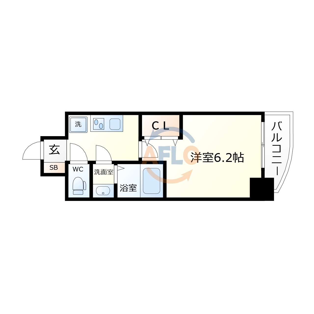 グランパシフィック今里南の間取り|グランパシフィック今里南　間取り