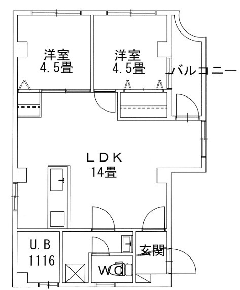 御崎ビルの間取り