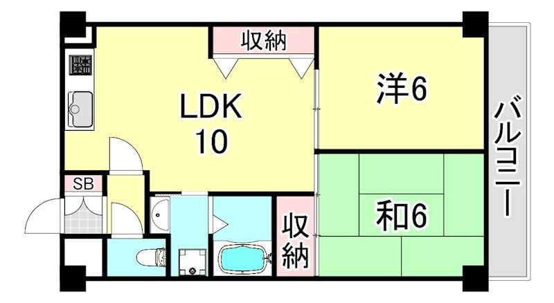 ラルゴ永沢の間取り