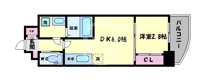 ファーストフィオーレ天王寺　天王寺小学校区の間取り|ファーストフィオーレ天王寺　間取り