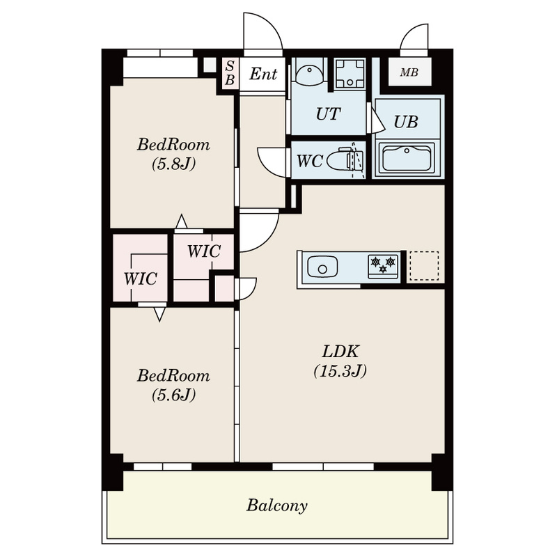 TK-RESIDENCE半道橋achieveの間取り