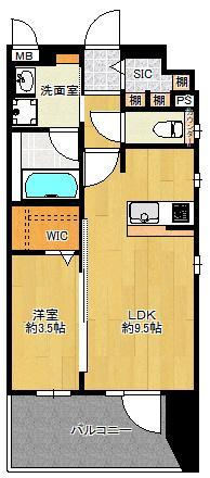 オーヴィジョン博多古門戸の間取り