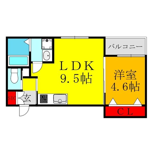 イリスコート元浜町の間取り