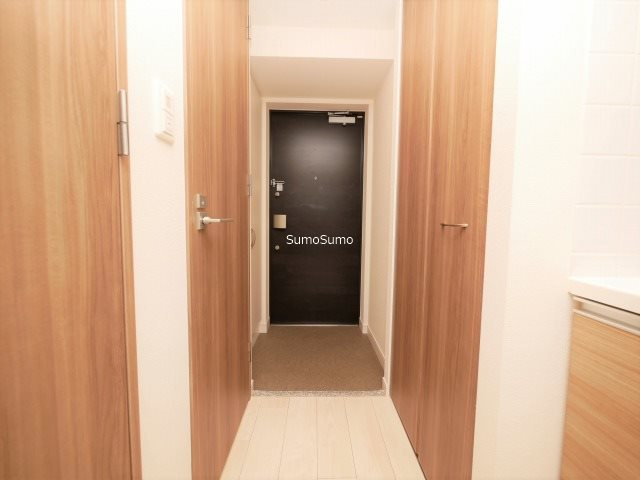 プレサンス難波ヴィータの玄関
