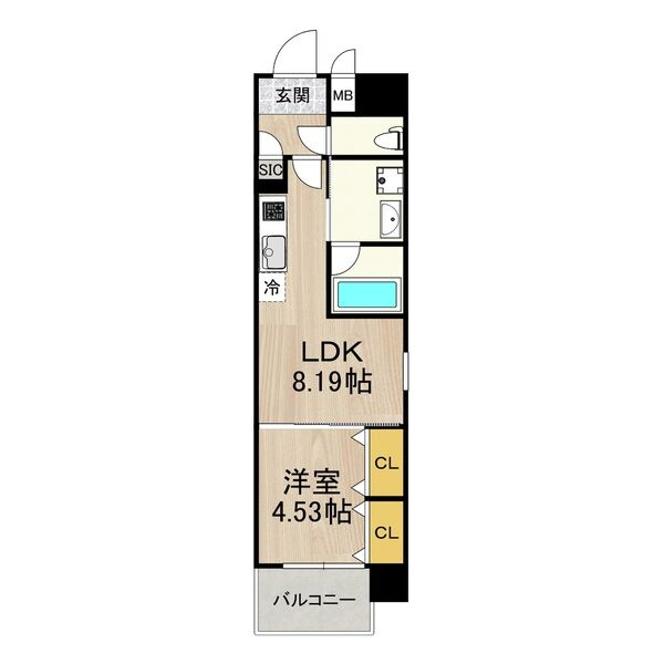 レオングラン本町橋の間取り