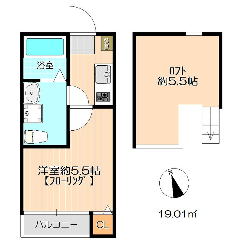 Scarlet箱崎の間取り
