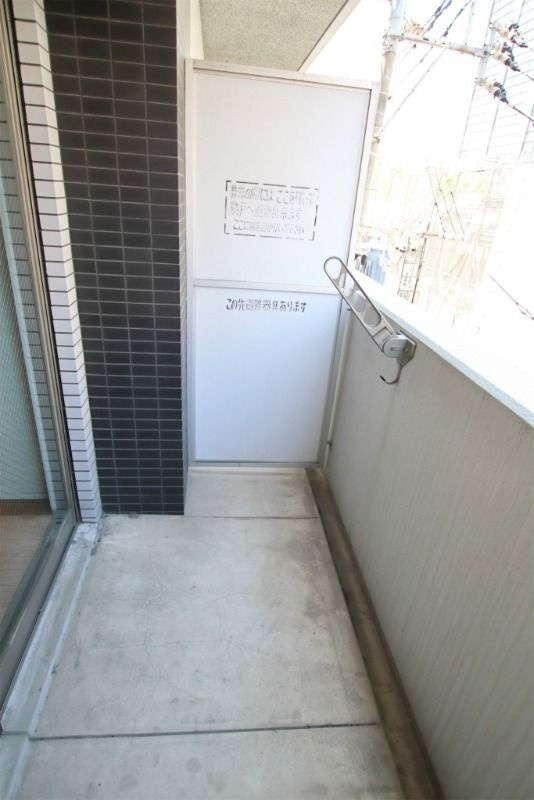 エンクレスト赤坂弐番館のバルコニー