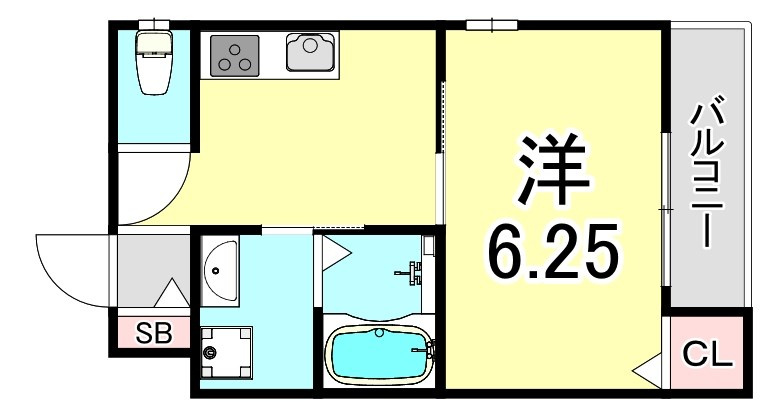 レクエルド深江の間取り
