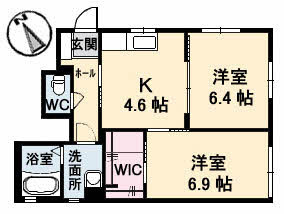 カーザ　アルタの間取り