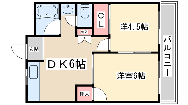 【間取り】 | コーポくにじま