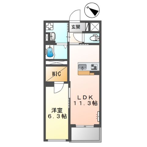 グリーンシャトーの間取り