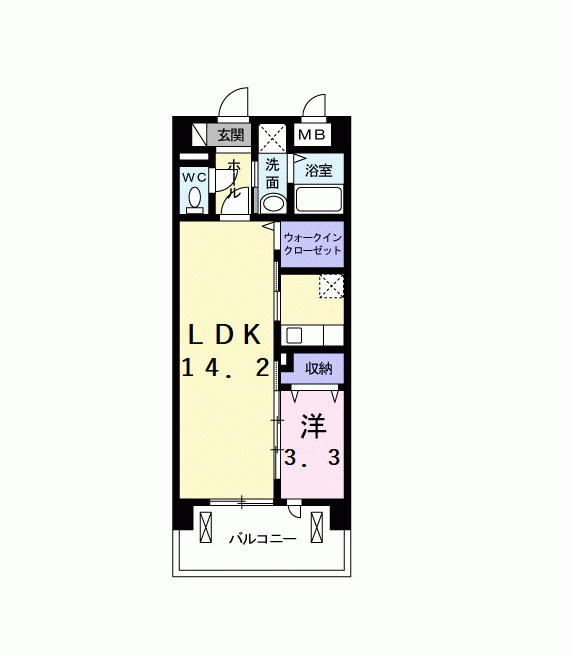 メゾン　ド　ラックの間取り