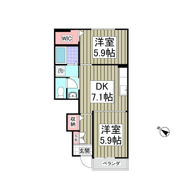 ビバリーヒルズT&Yの間取り