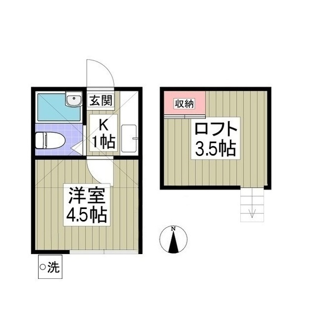 ベルBの間取り