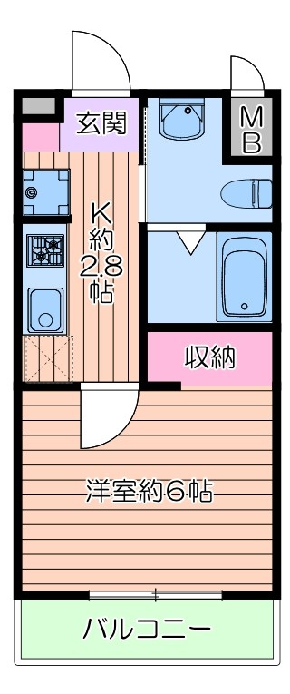 リベルテ東浦和の間取り
