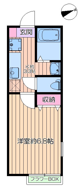 アネックス東川口の間取り
