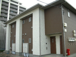 サンローズＡの外観|外観は落ち着いています