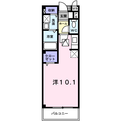 エスト　グリシーナの間取り