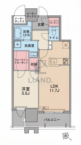RJRプレシア天神サウス　警固小学校区の間取り|RJRプレシア天神サウス