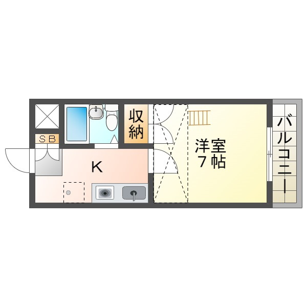 ラメール板宿の間取り