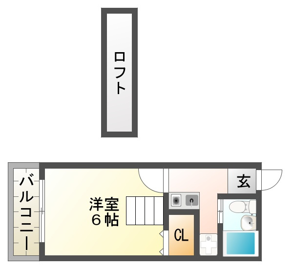 ラフォーレ一ノ谷の間取り