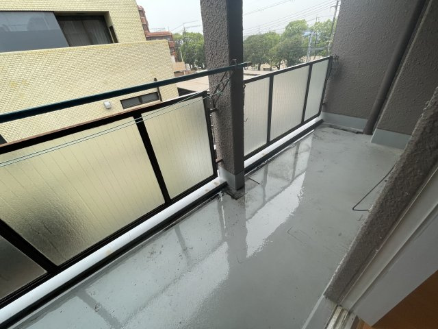 御代開マンションのバルコニー