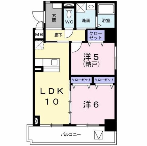 グレイスヒルズ大久保の間取り