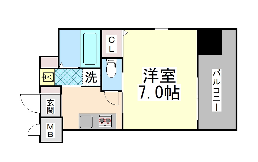グランメール灘の間取り