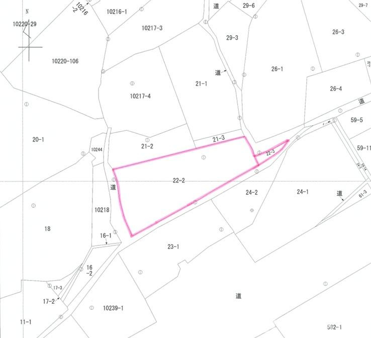 下関市前田2丁目土地の土地図