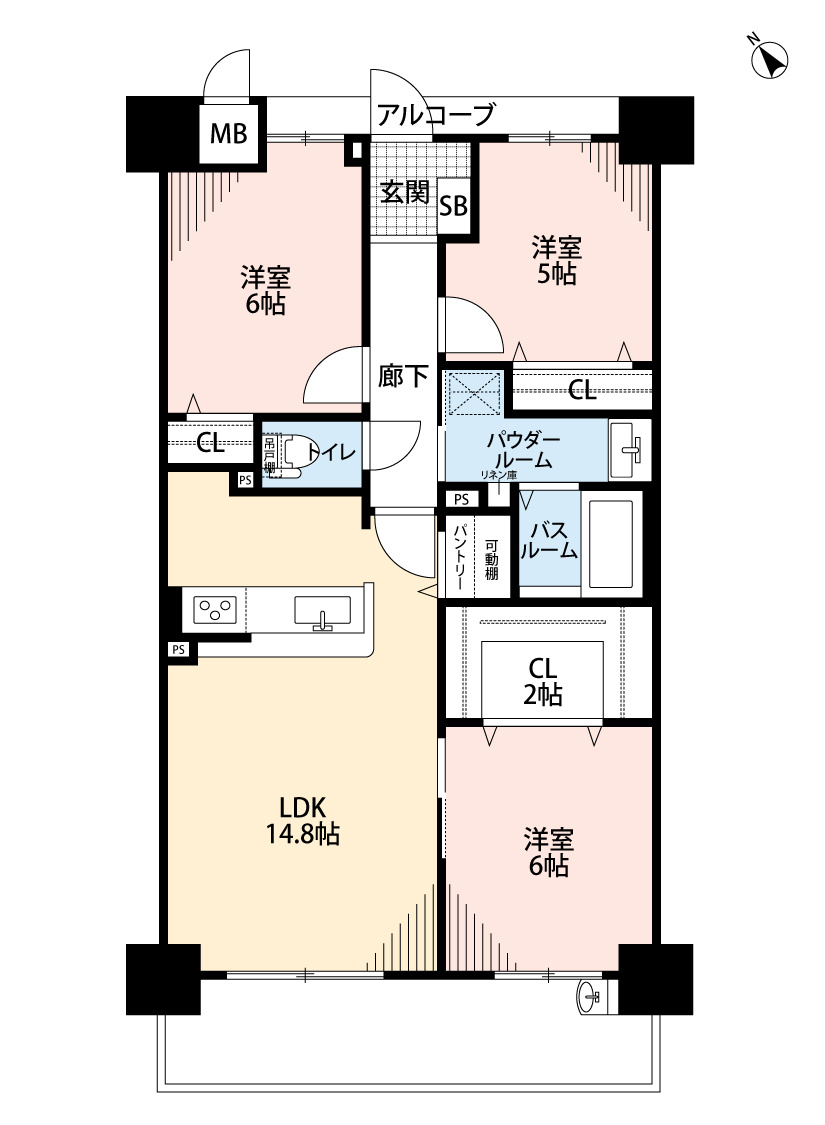 アルファスマート明石東野町の間取り|間取り図