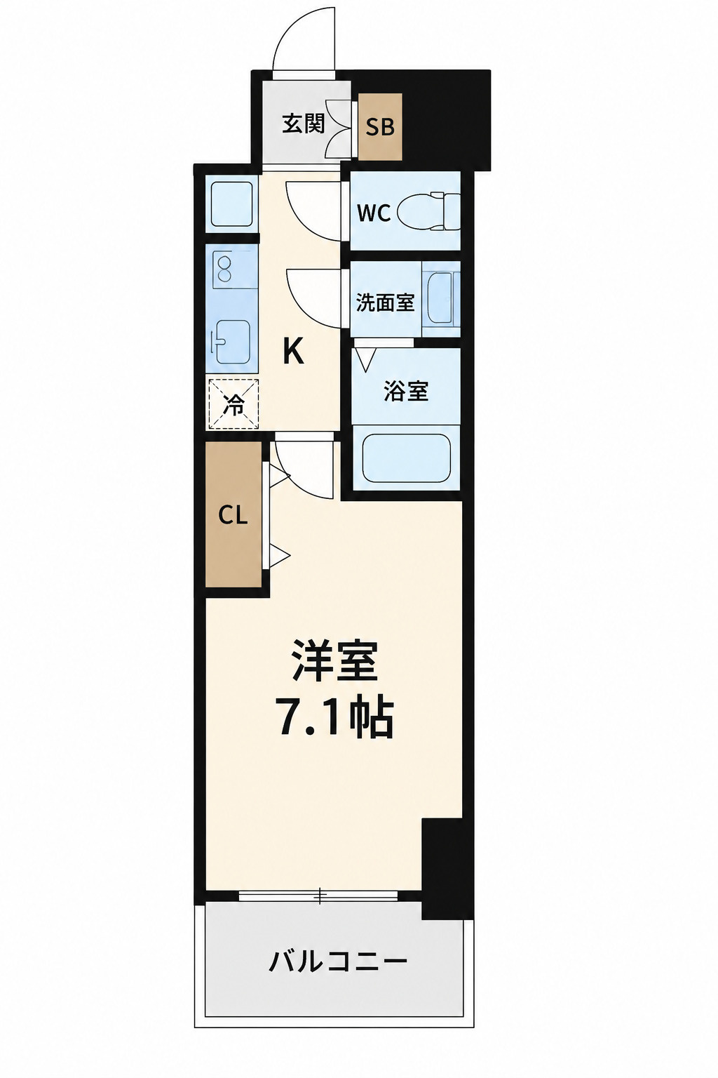 メイクスデザイン名駅南の間取り