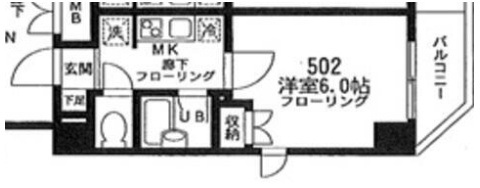 【間取り】 | パークサイドテラス蒲田