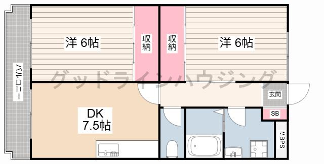 イーストⅠ＆Dの間取り