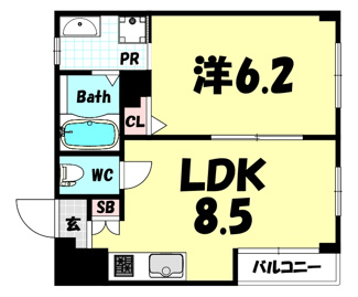 【間取り】 | 中天マンション