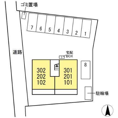 D-room勅使の区画図