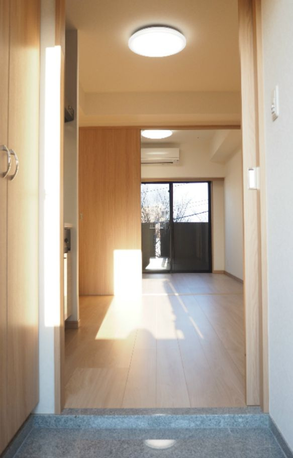 ルーブル墨田立花の玄関|ゆったりとした玄関です
