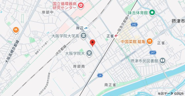 ファーストフィオーレ吹田ブランシェの地図