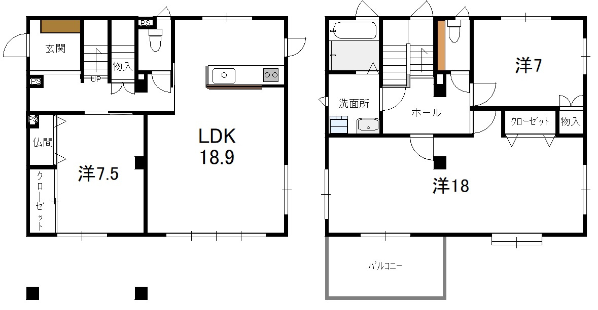 【間取り】の画像