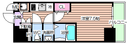 【間取り】 | エスリード大手前