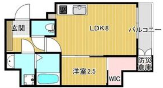 Krystal FimethⅡ番館の間取り