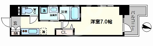 フェールヴィル阿波座の間取り|フェールヴィル阿波座　間取り