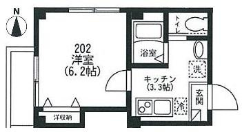 【間取り】 | カーサ新蒲田