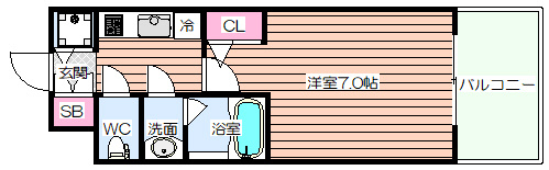 【間取り】 | La Douceur新大阪