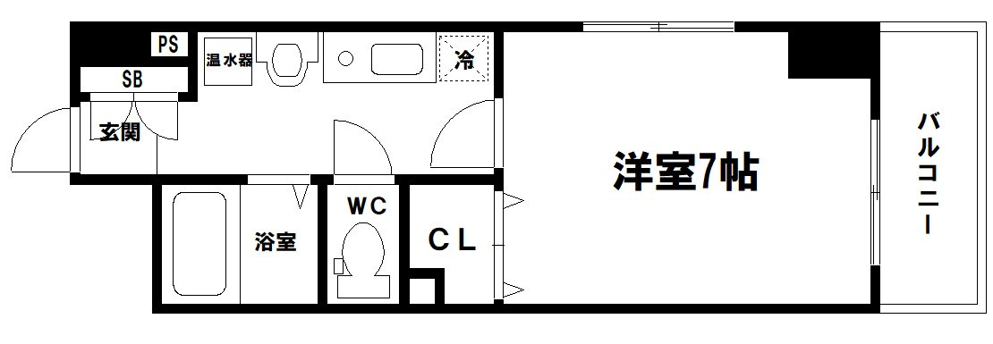 ブリリアントコート心斎橋イーストの間取り